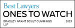 2025 Best Lawyers: Ones to Watch Badge